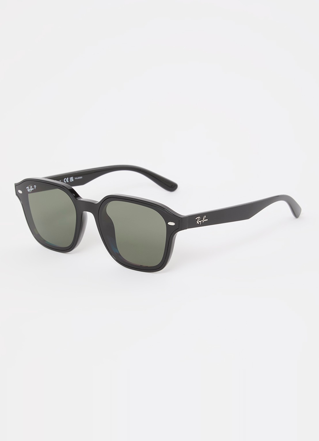 Ray-Ban Retro zonnebril gepolariseerd RB4458D - voorkant 4 zwart