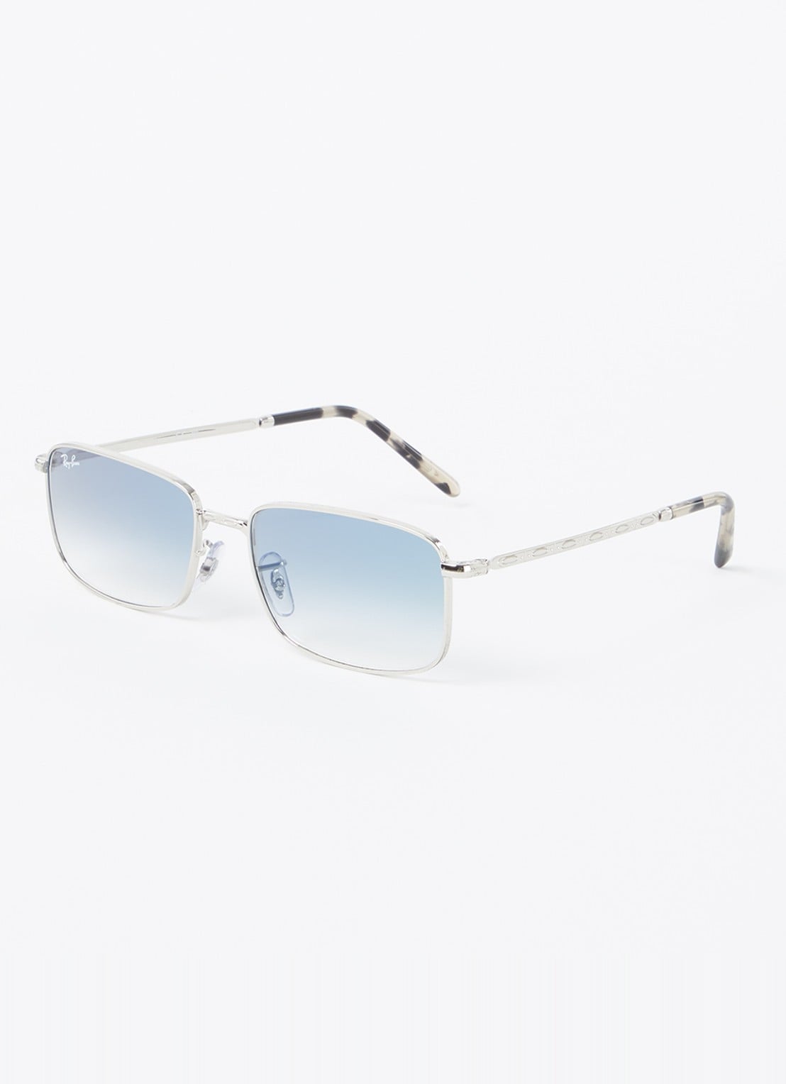 Ray-Ban Retro zonnebril RB3717  - voorkant zilver
