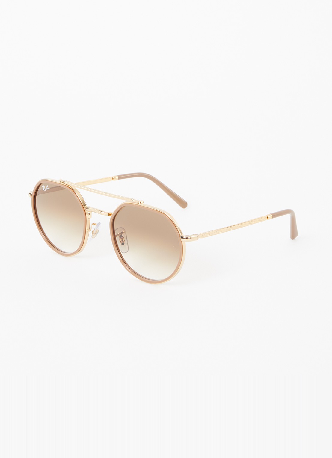 Ray-Ban Retro zonnebril RB3765 - voorkant 4 goud