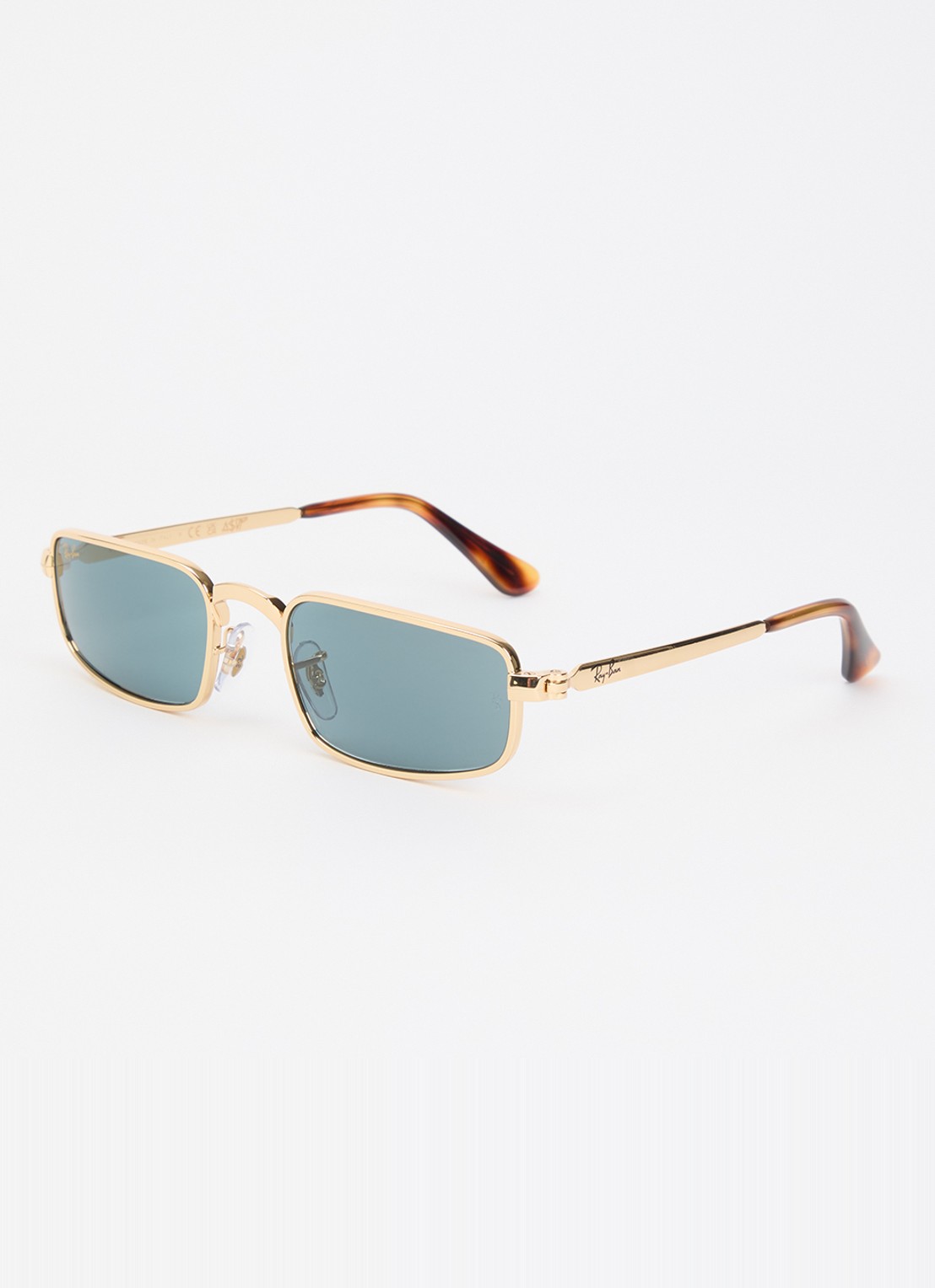 Ray-Ban Retro zonnebril RB3927 - voorkant goud