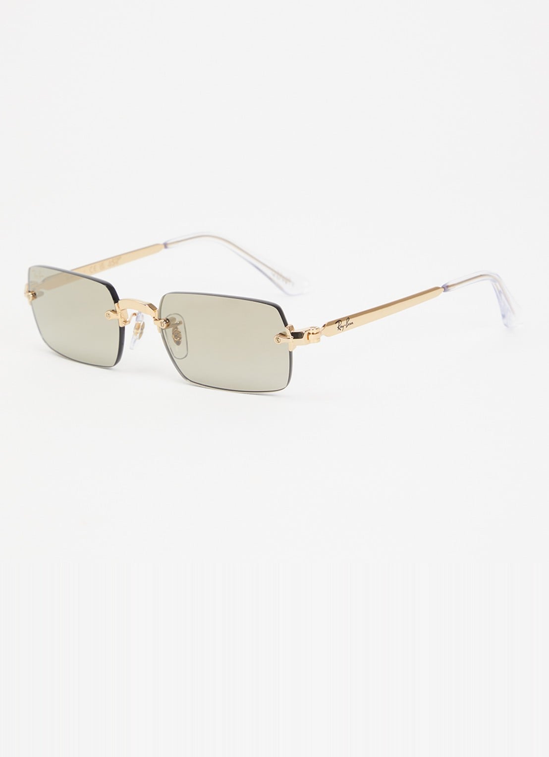 Ray-Ban Retro zonnebril RB3928 - voorkant goud