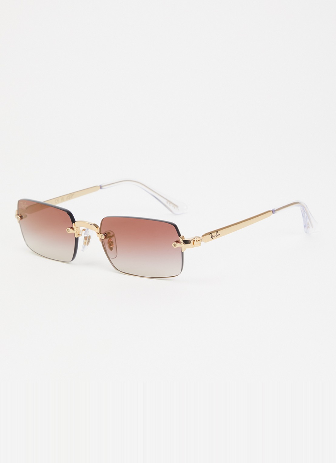 Ray-Ban Retro zonnebril RB3928 - voorkant goud