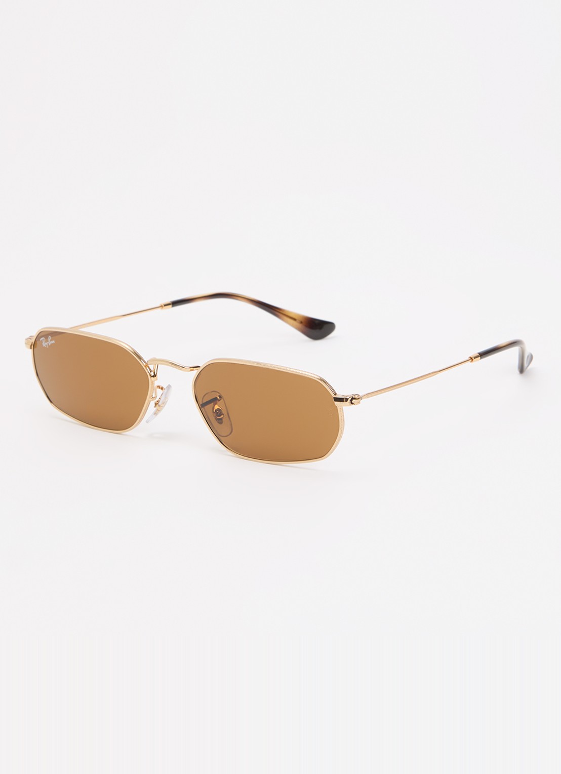 Ray-Ban Retro zonnebril RB3947 - voorkant goud