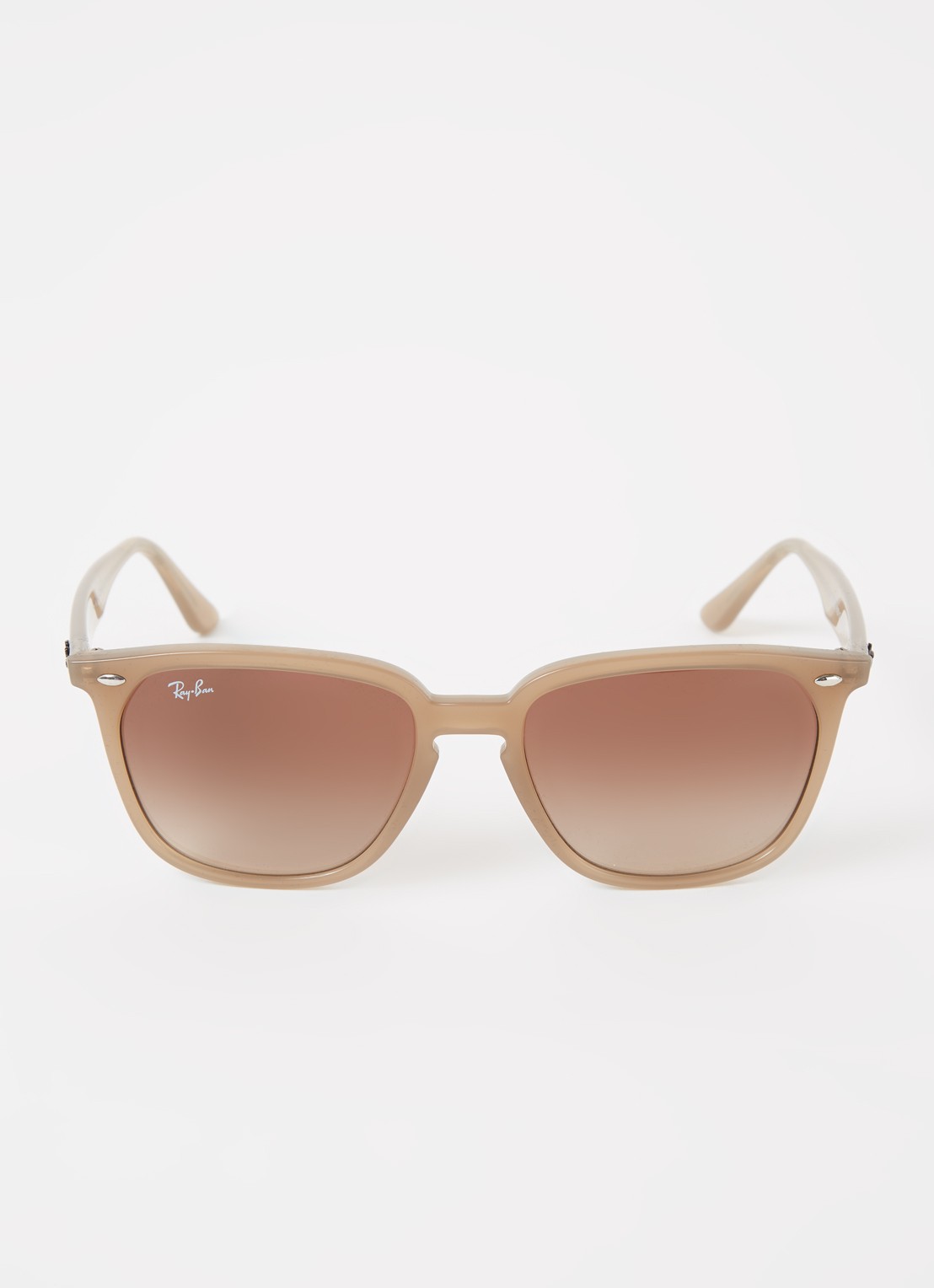 Ray-Ban Retro zonnebril RB4362 - voorkant 2 lichtbruin