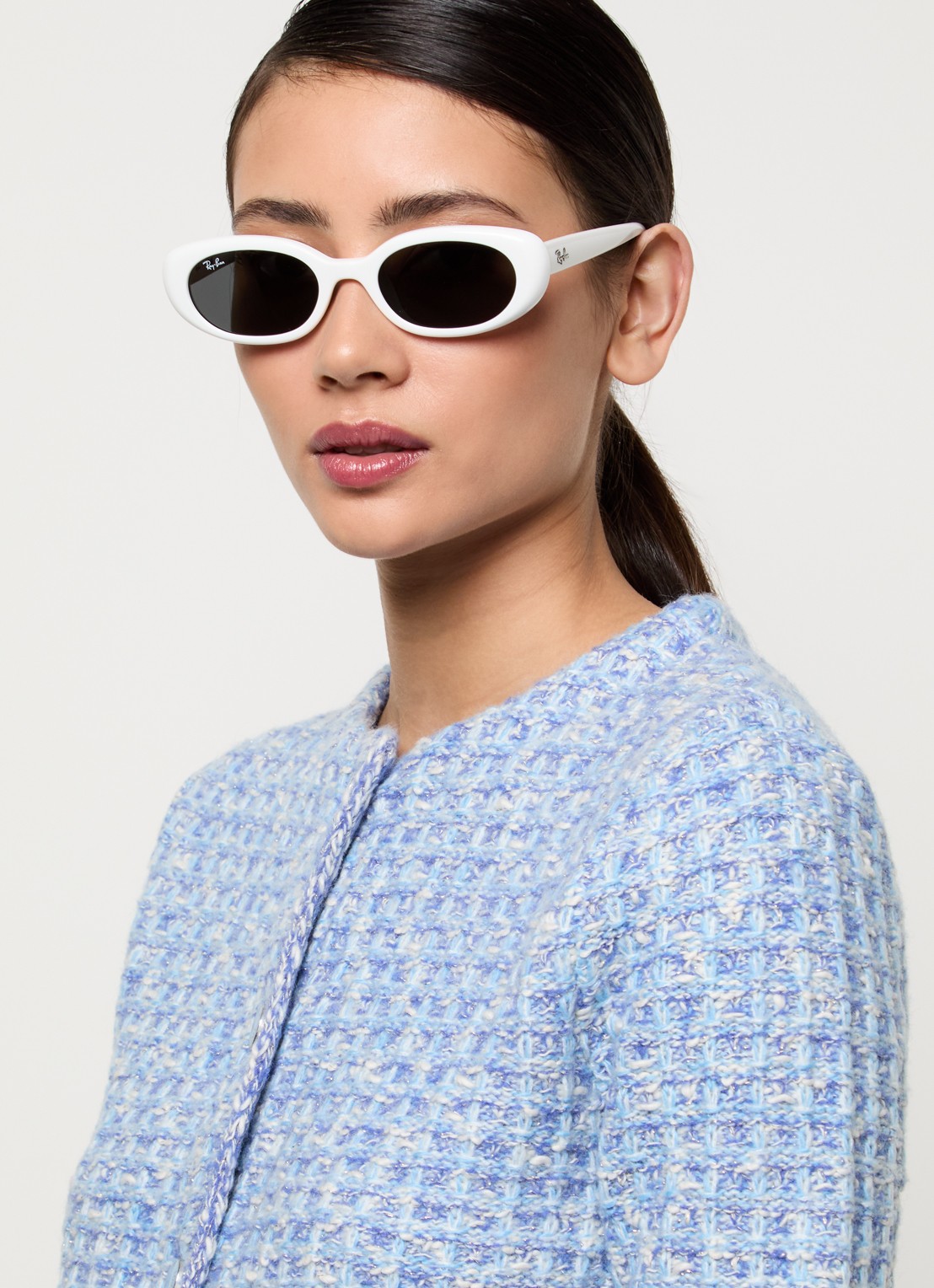 Ray-Ban Retro zonnebril RB4441D - voorkant 2 wit