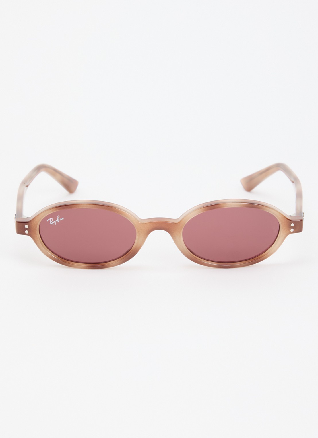 Ray-Ban Retro zonnebril RB4472 - detail lichtbruin