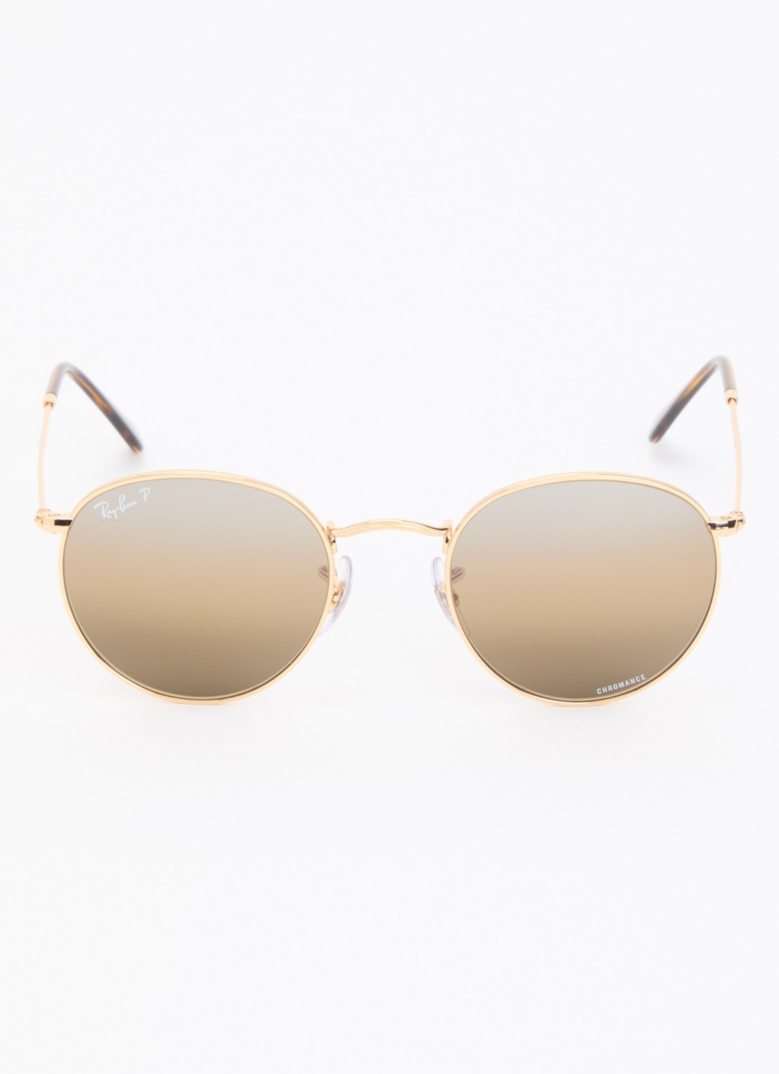 Ray-Ban Round Metal zonnebril gepolariseerd RB3447  - detail 2 goud