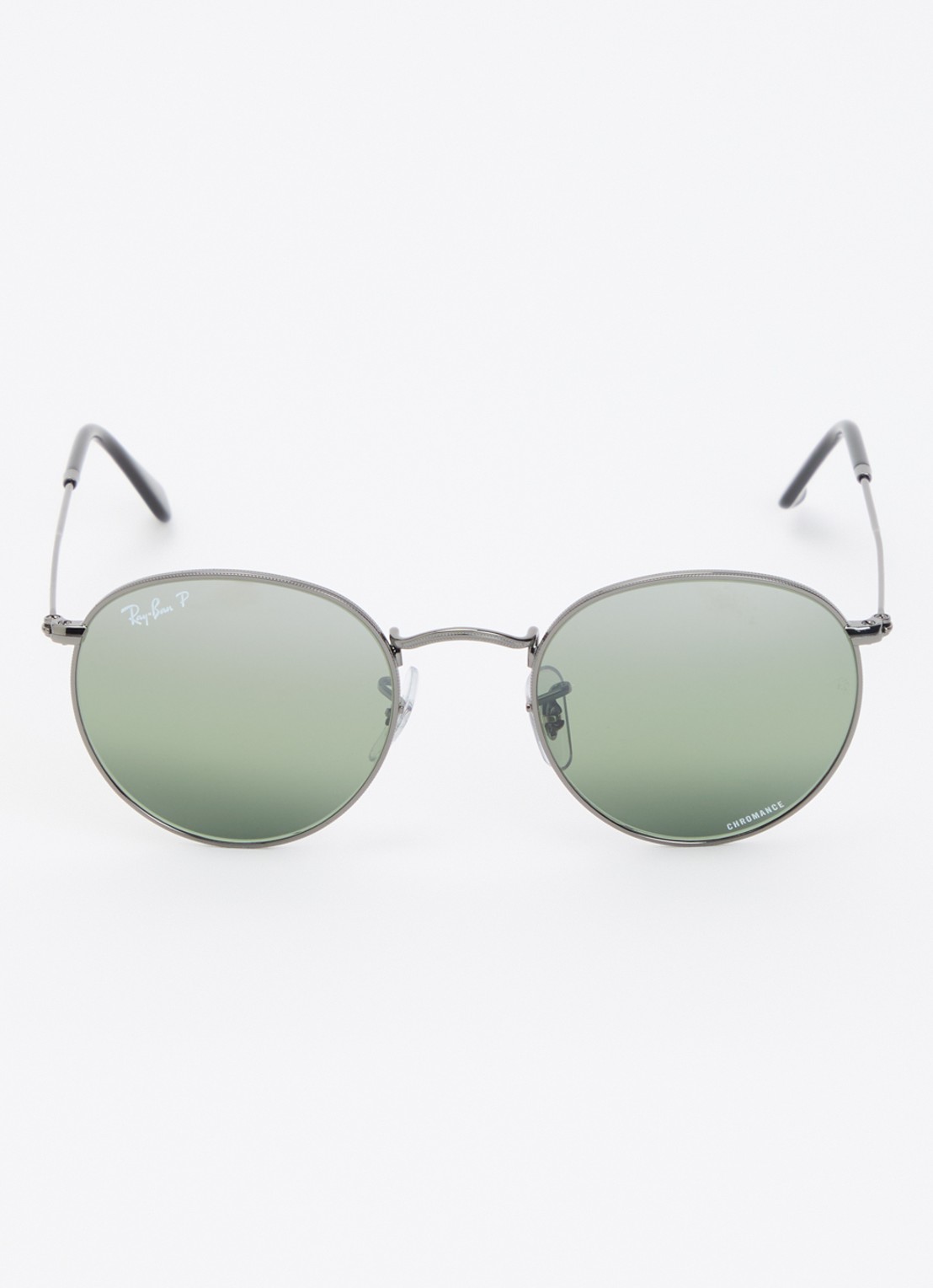 Ray-Ban Round Metal zonnebril gepolariseerd RB3447  - detail 2 zilver