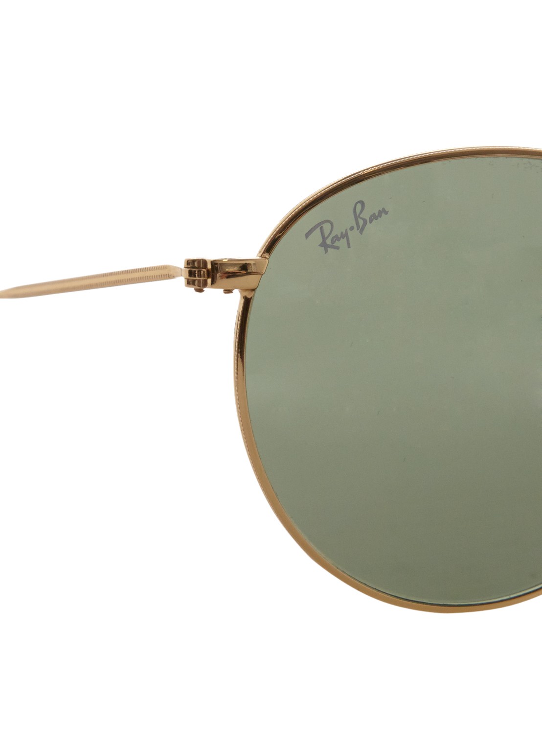Ray-Ban Round Metal zonnebril ORB3447 - detail 3 goud