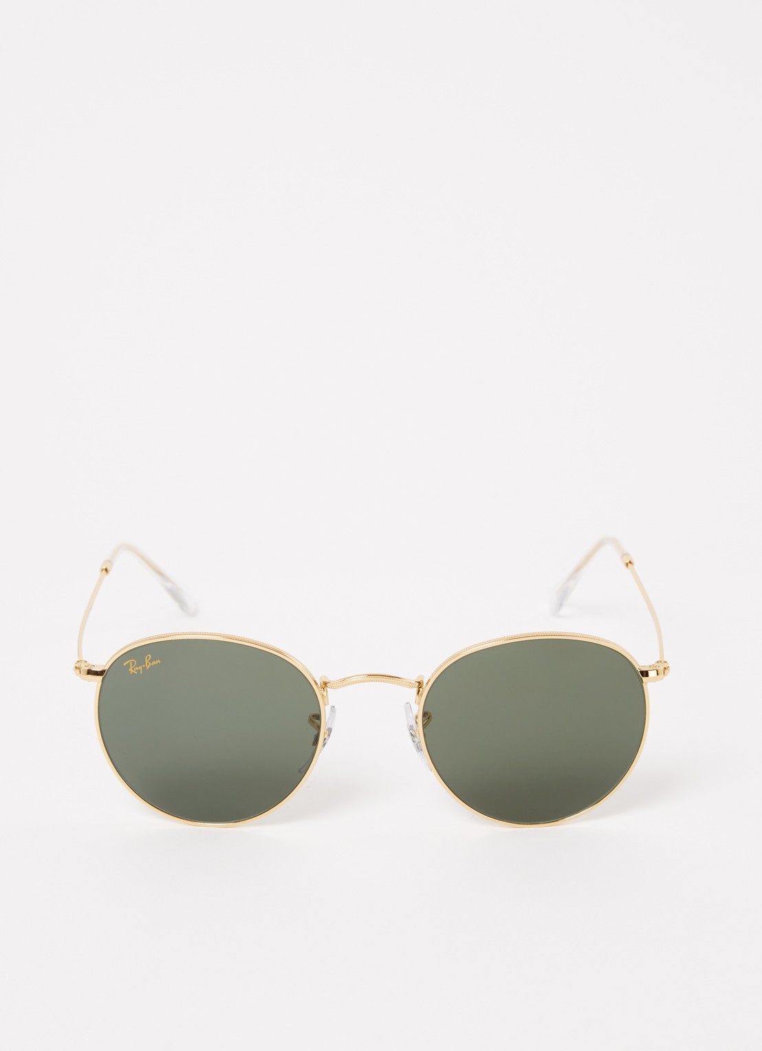 Ray-Ban Round Metal zonnebril RB3447 - voorkant 2 goud