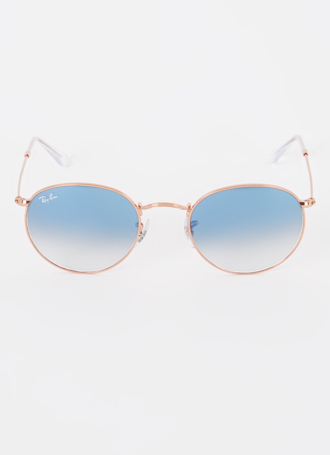 Ray-Ban Round Metal zonnebril RB3447 - detail roségoud