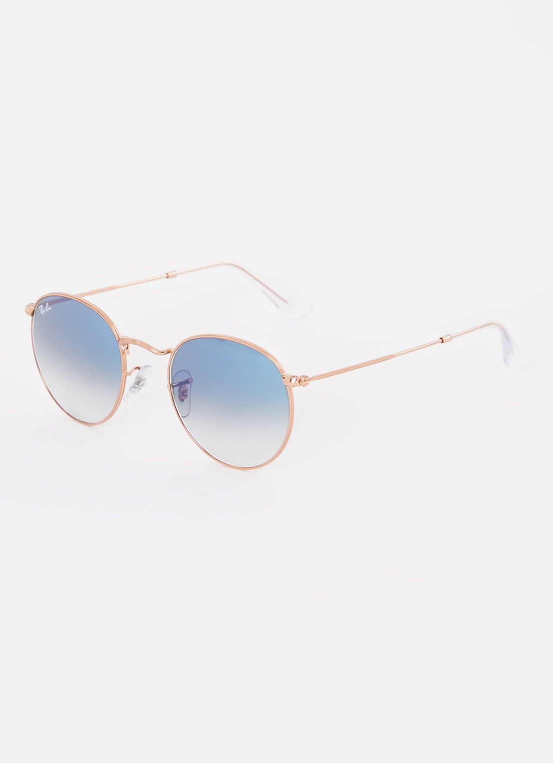 Ray-Ban Round Metal zonnebril RB3447 - voorkant 4 roségoud