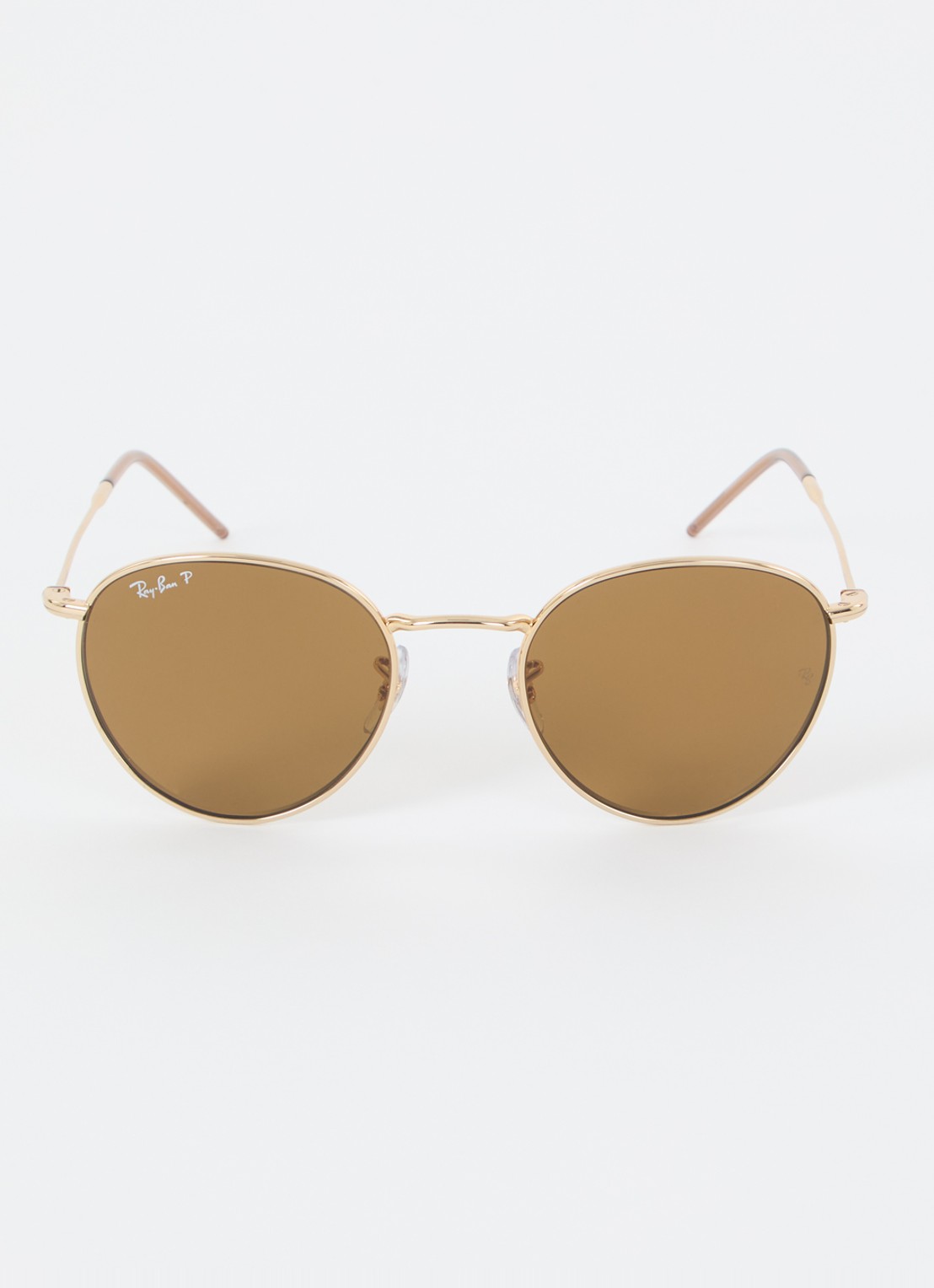 Ray-Ban Round Reverse zonnebril gepolariseerd RBR0103S - detail 2 goud