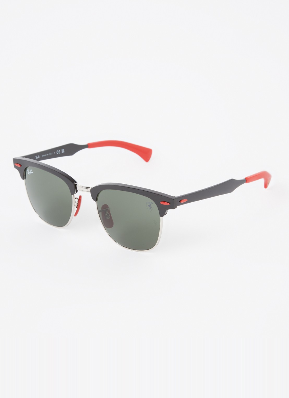 Ray-Ban Scuderia zonnebril RB3807M - voorkant zwart