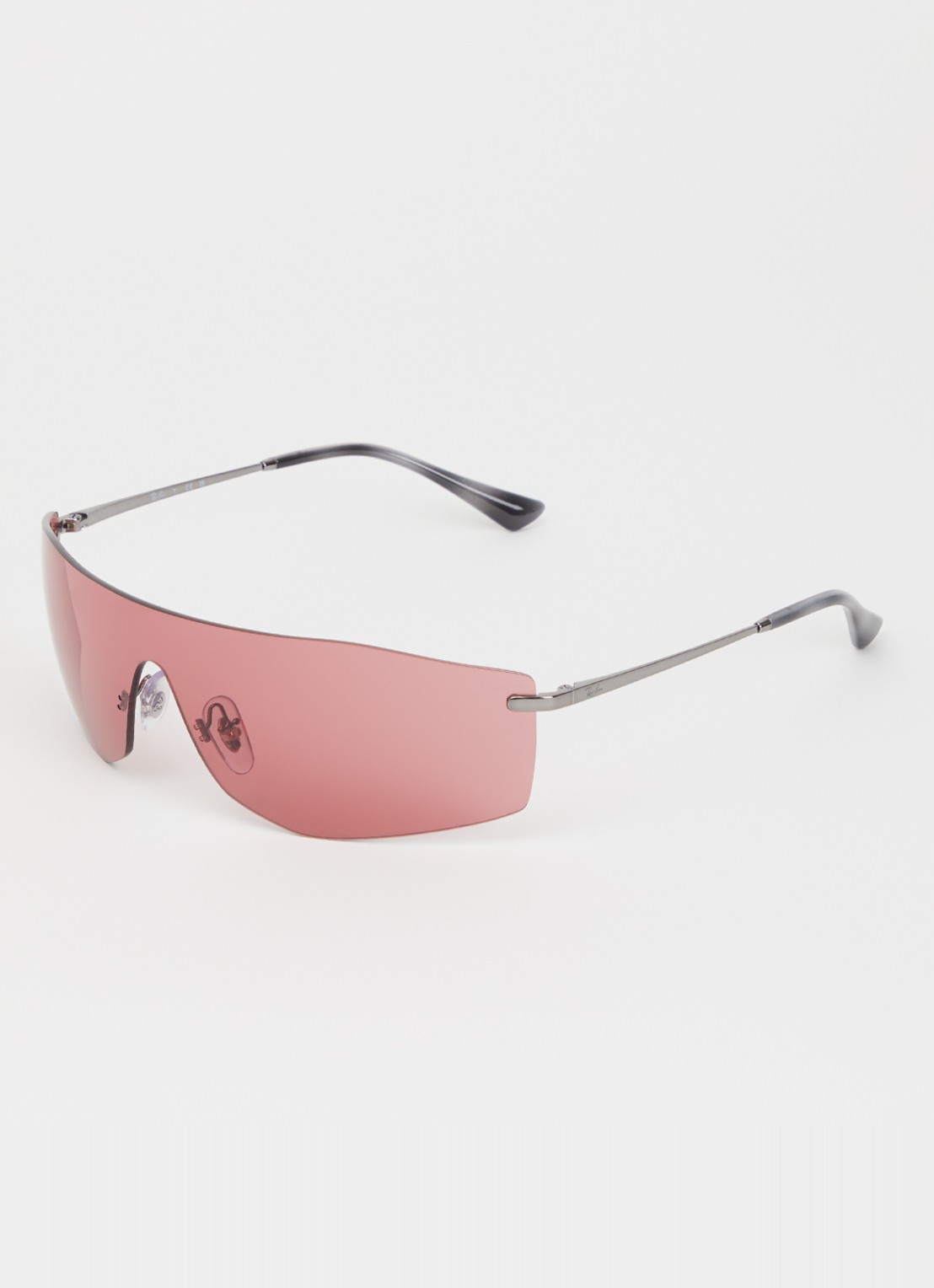 Ray-Ban Shield zonnebril RB3781 - voorkant zilver