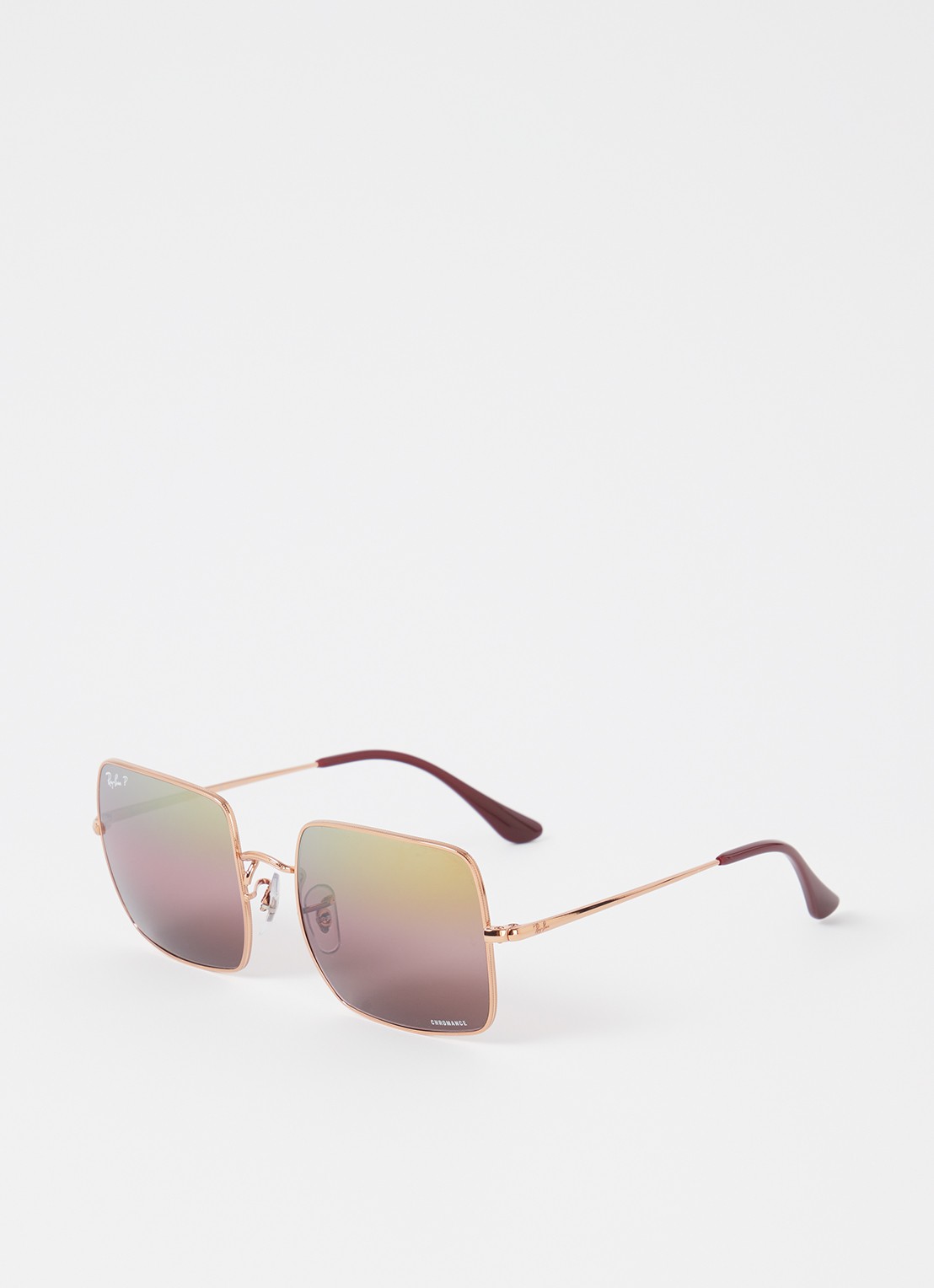 Ray-Ban Square 1971 Classic zonnebril gepolariseerd RB1971 - voorkant goud