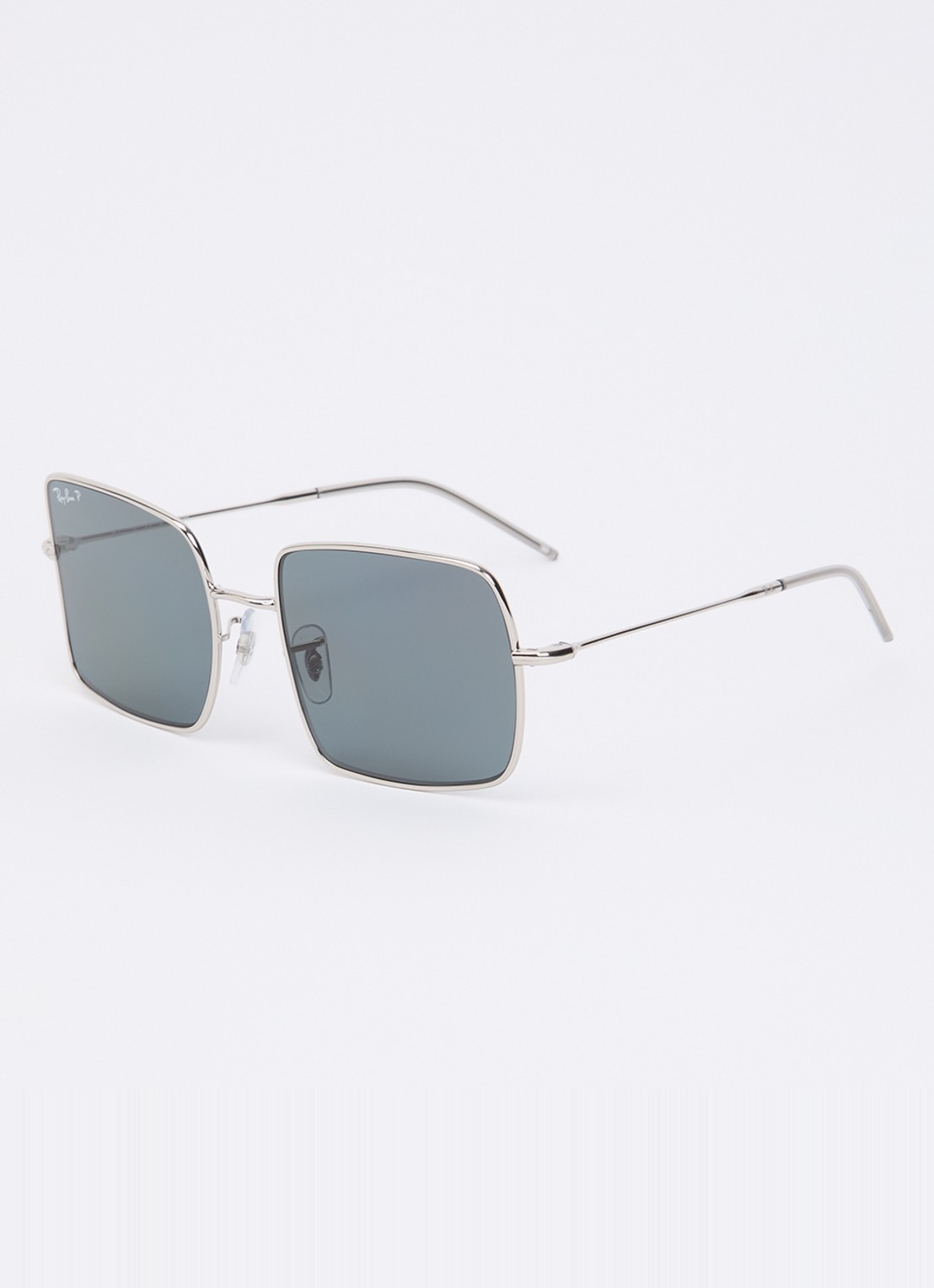 Ray-Ban Square Reverse zonnebril gepolariseerd RBR0104S - voorkant zilver