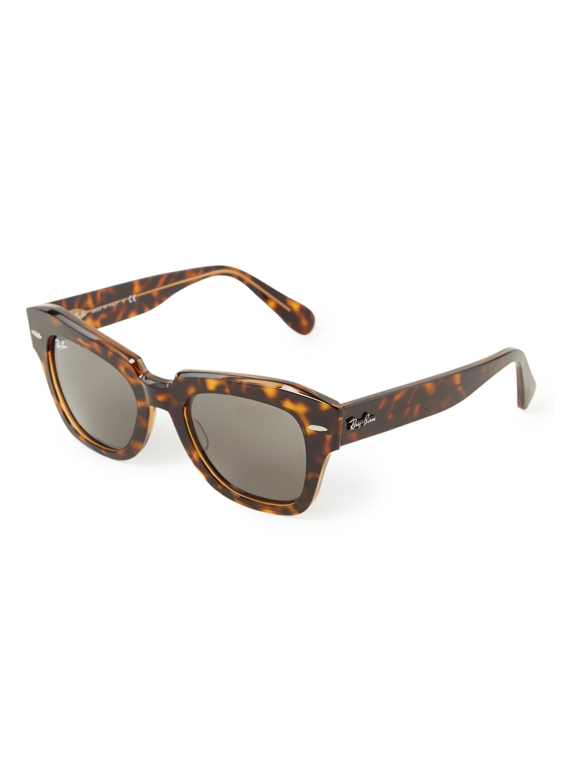 Ray-Ban State Free zonnebril RB2186 - voorkant 3 donkerbruin