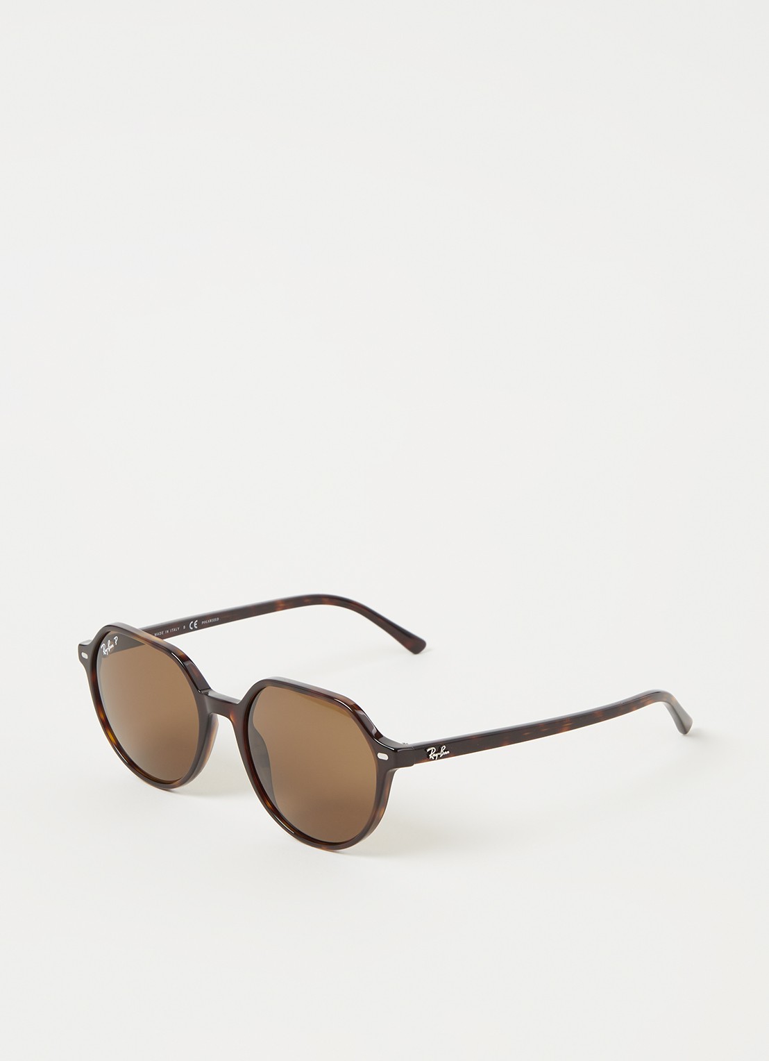 Ray-Ban Thalia zonnebril gepolariseerd RB2195 - voorkant 2 bruin