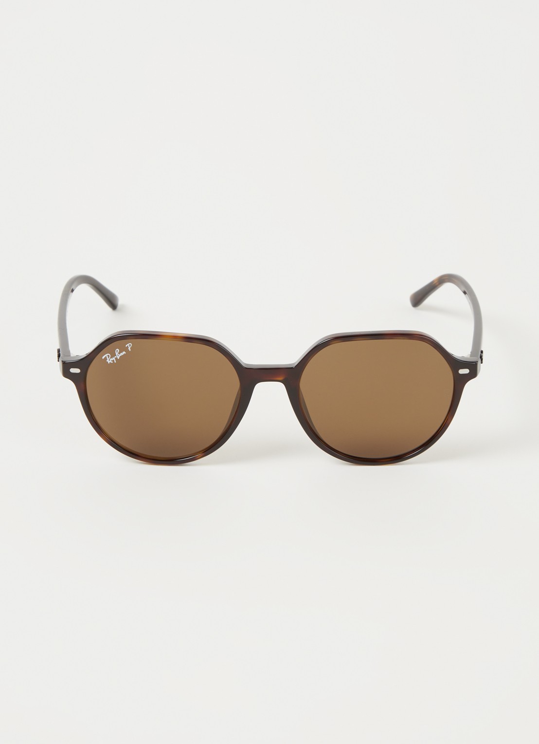 Ray-Ban Thalia zonnebril gepolariseerd RB2195 - voorkant 3 bruin