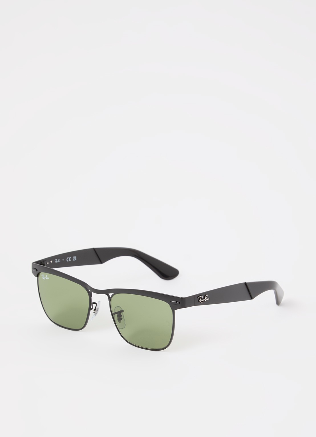 Ray-Ban Wayfarer Deluxe zonnebril RB3875 - voorkant 4 zwart