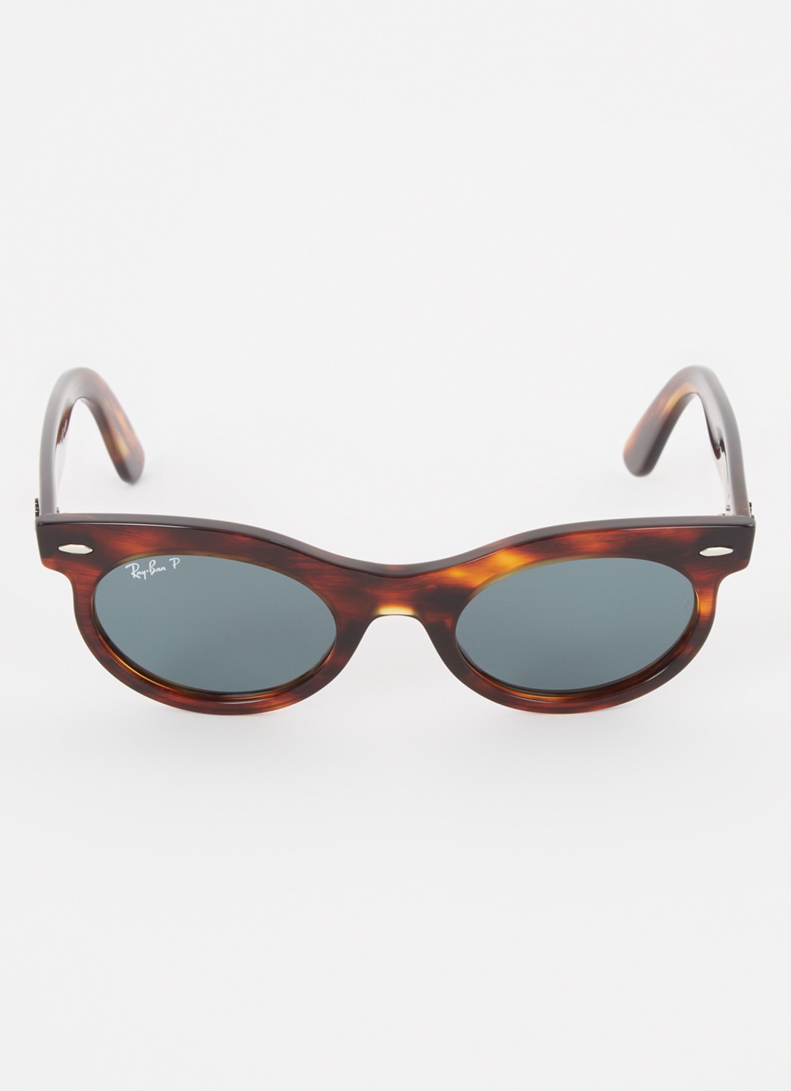 Ray-Ban Wayfarer Oval zonnebril gepolariseerd RB2242 - detail 2 bruin