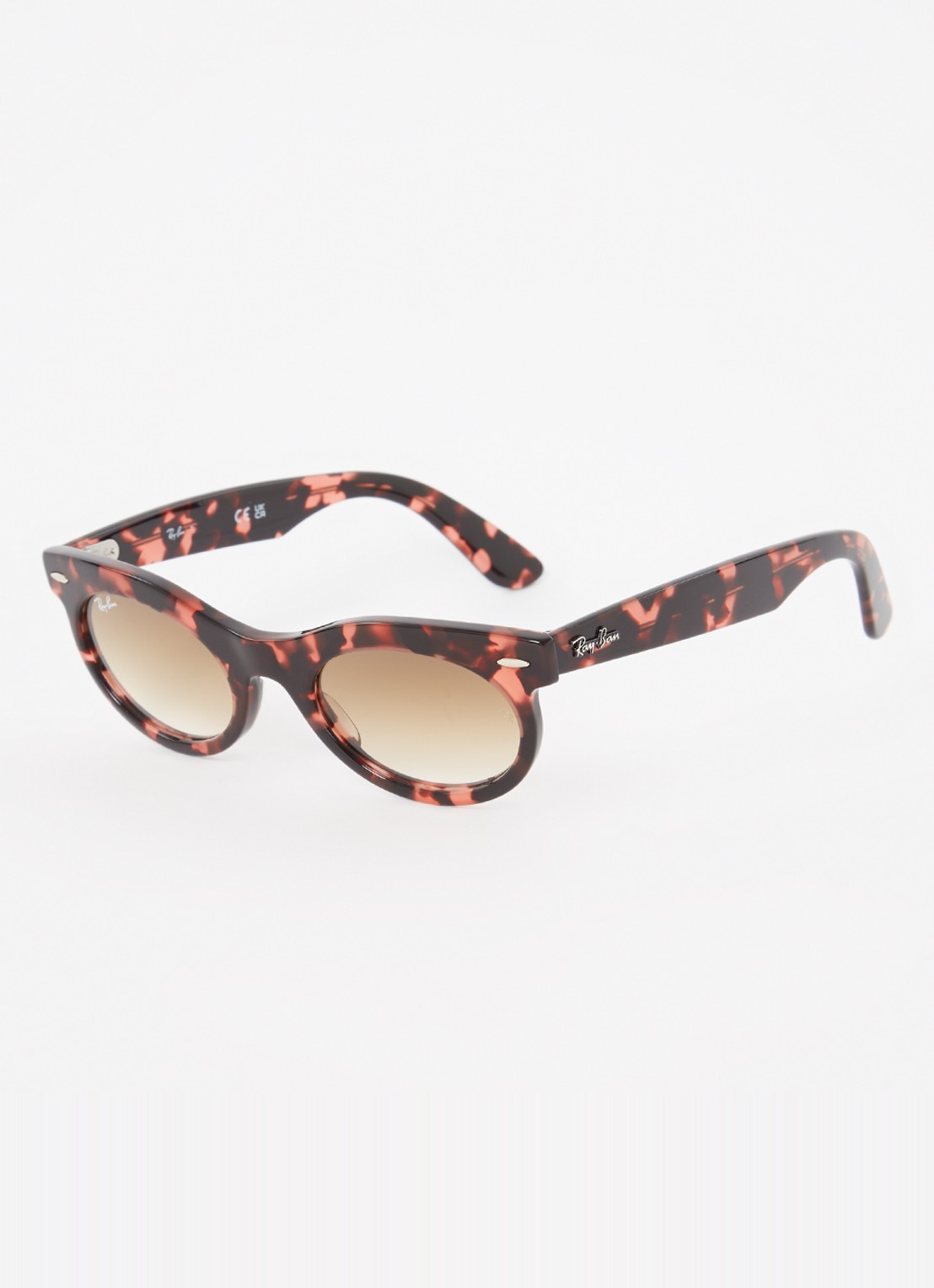 Ray-Ban Wayfarer Oval zonnebril RB2242 - voorkant cranberryrood