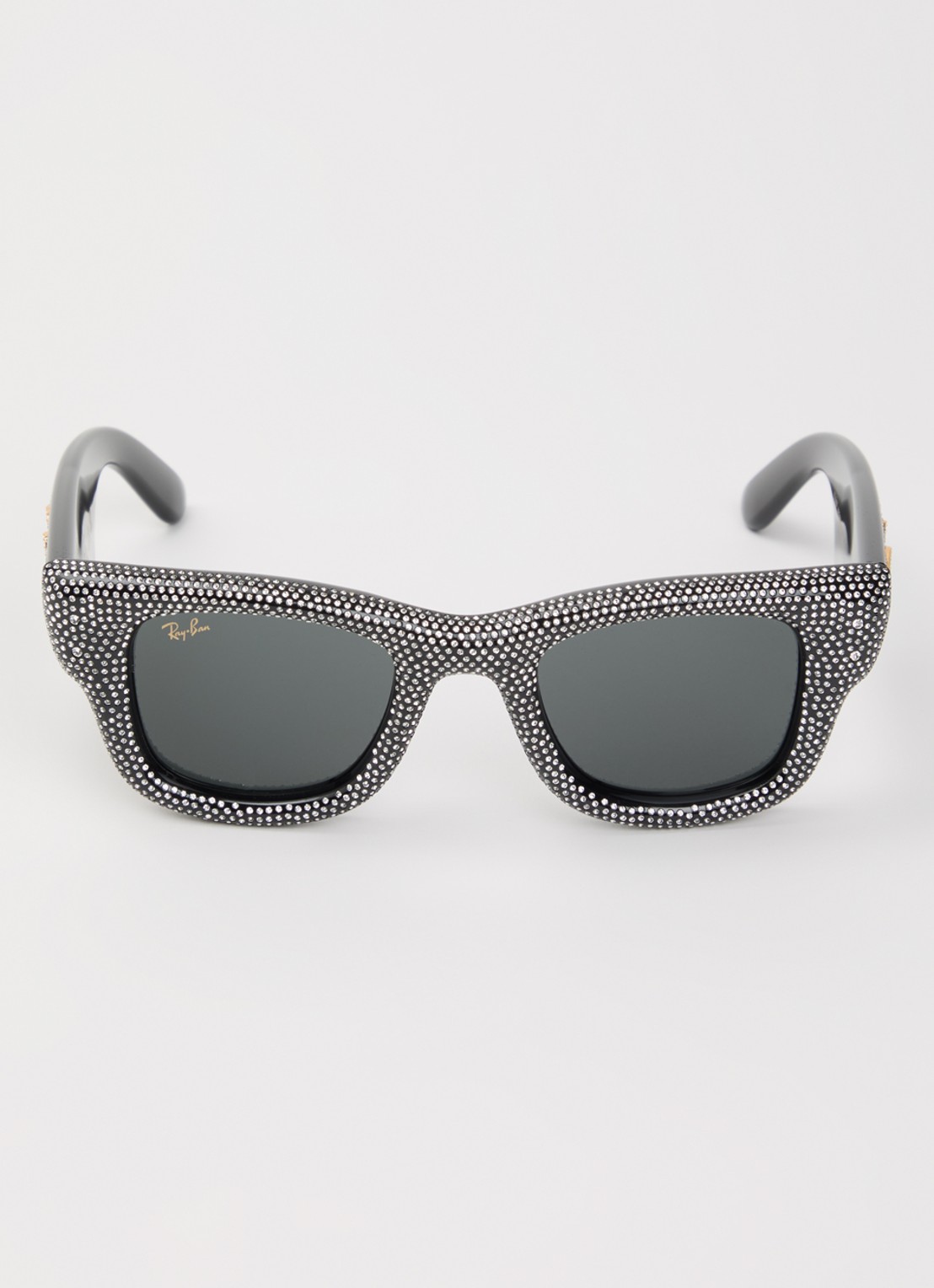 Ray-Ban Wayfarer Puffer Crystal zonnebril RB4940B - detail 2 zwart