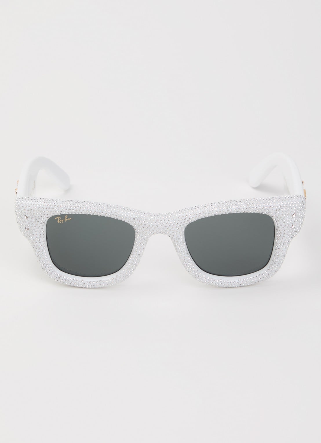 Ray-Ban Wayfarer Puffer Crystal zonnebril RB4940B - detail 2 wit