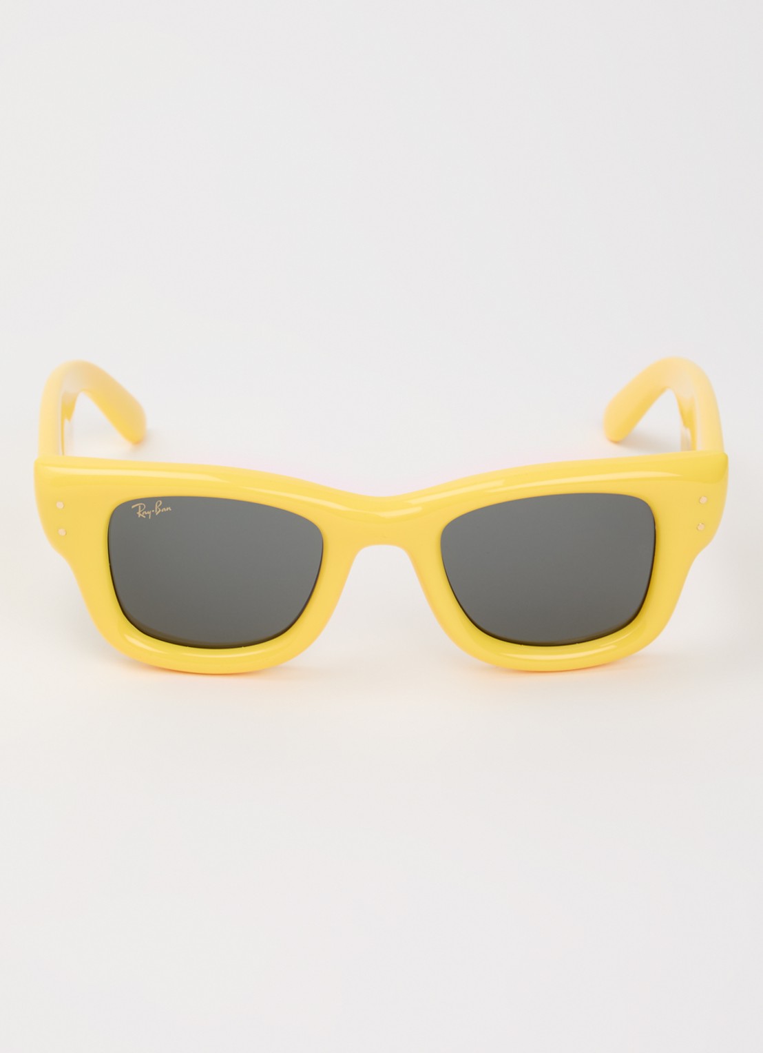 Ray-Ban Wayfarer Puffer zonnebril RB4940 - detail geel