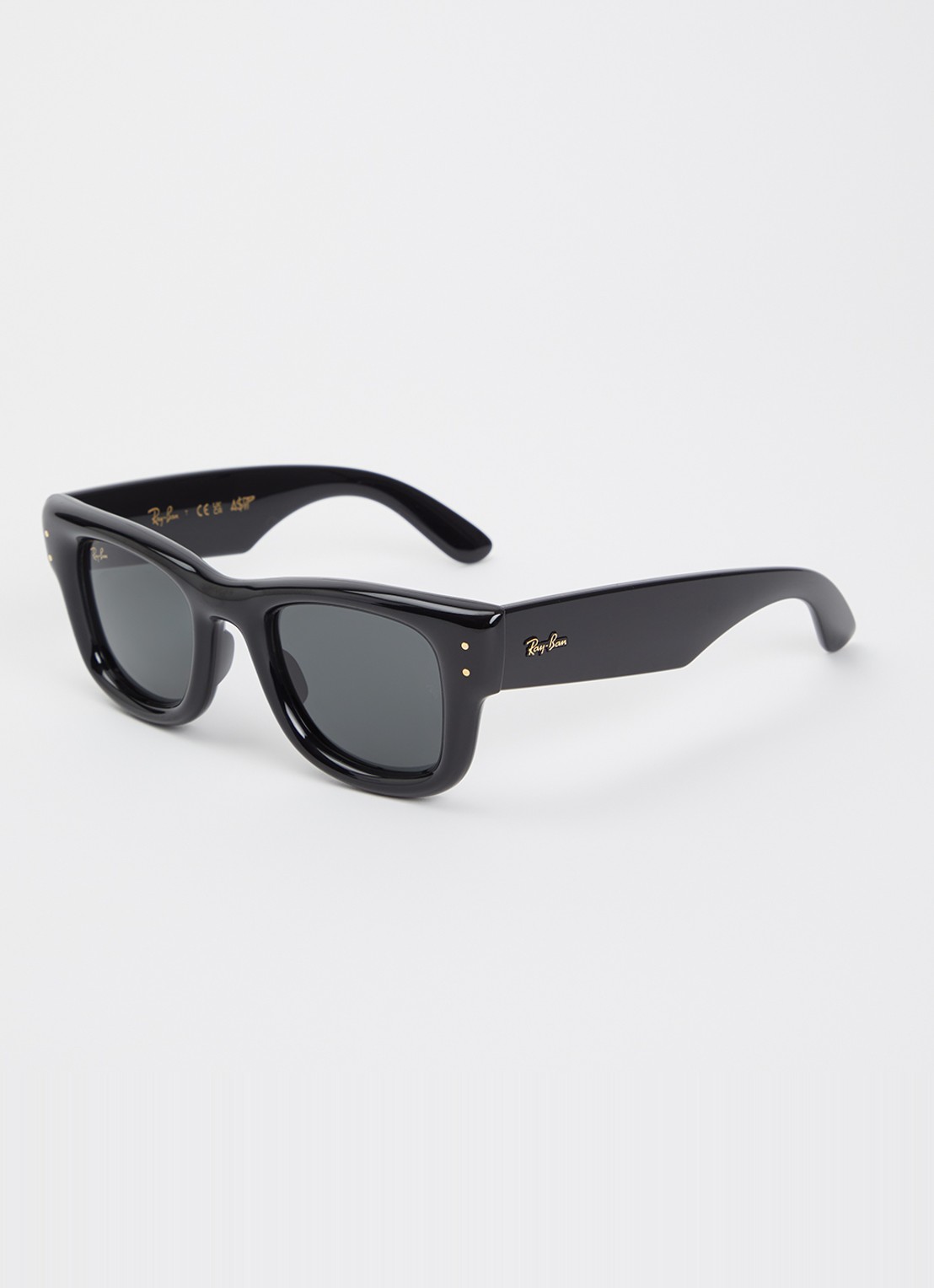 Ray-Ban Wayfarer Puffer zonnebril RB4940 - voorkant zwart