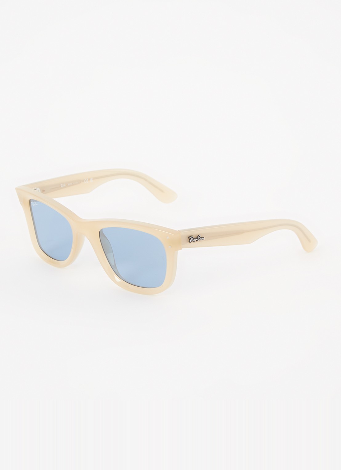 Ray-Ban Wayfarer Reverse zonnebril RBR0502S - voorkant beige
