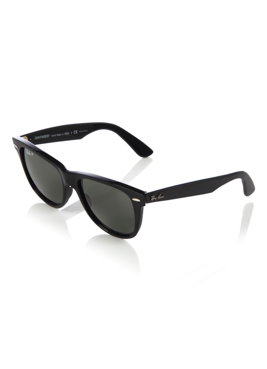 Ray-Ban Wayfarer zonnebril gepolariseerd RB2140 - voorkant 5 zwart