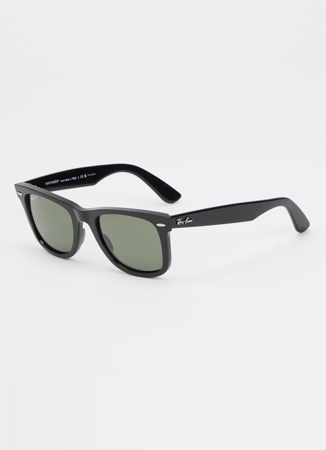 Ray-Ban Wayfarer zonnebril gepolariseerd RB2140 - voorkant 4 zwart