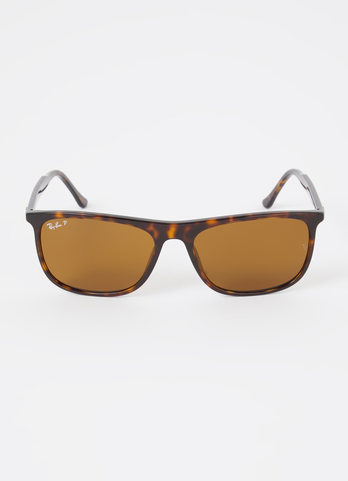 Ray-Ban Wayfarer zonnebril gepolariseerd RB2216 - detail donkerbruin