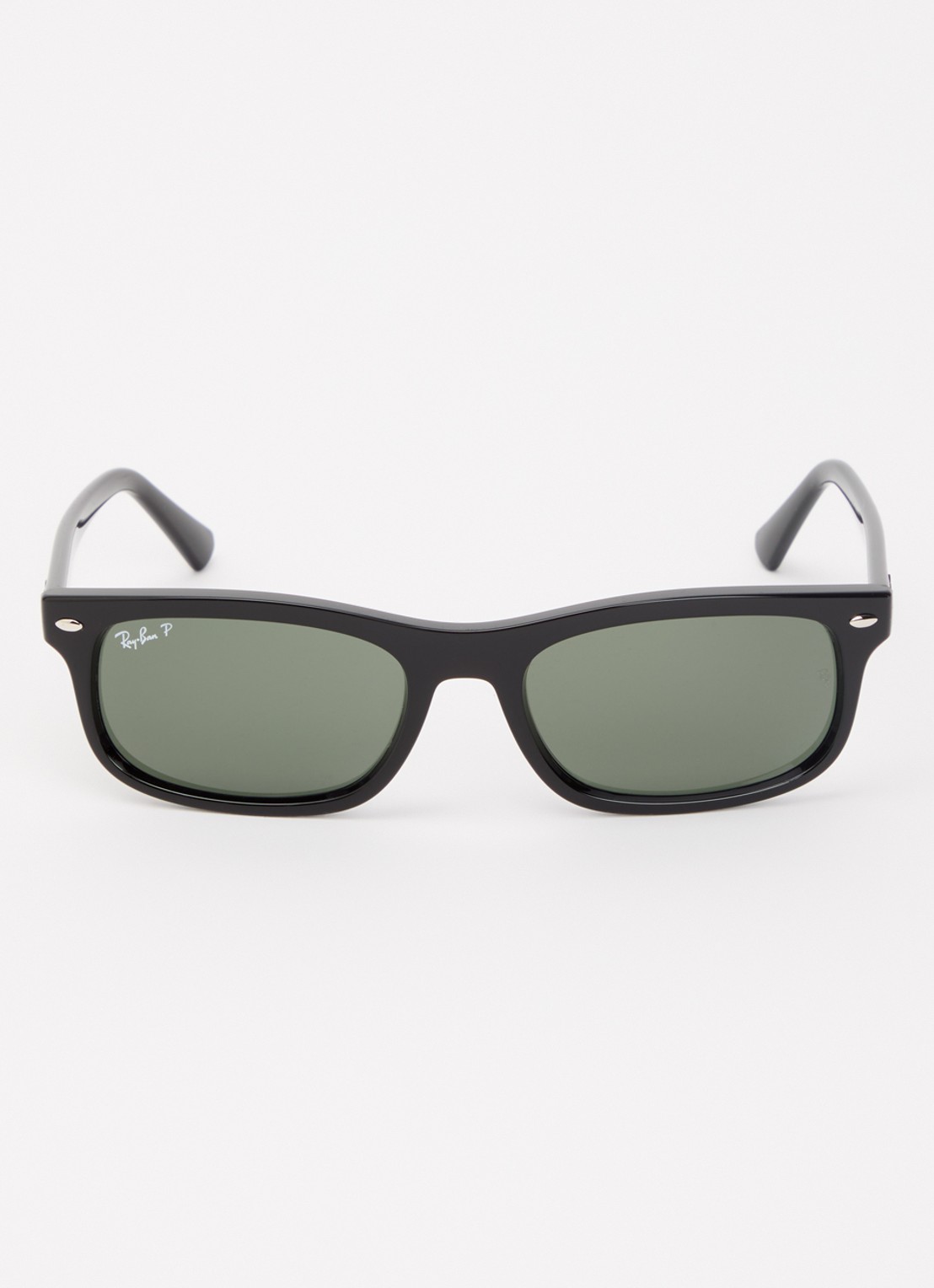 Ray-Ban Wayfarer zonnebril gepolariseerd RB2224 - detail diepzwart