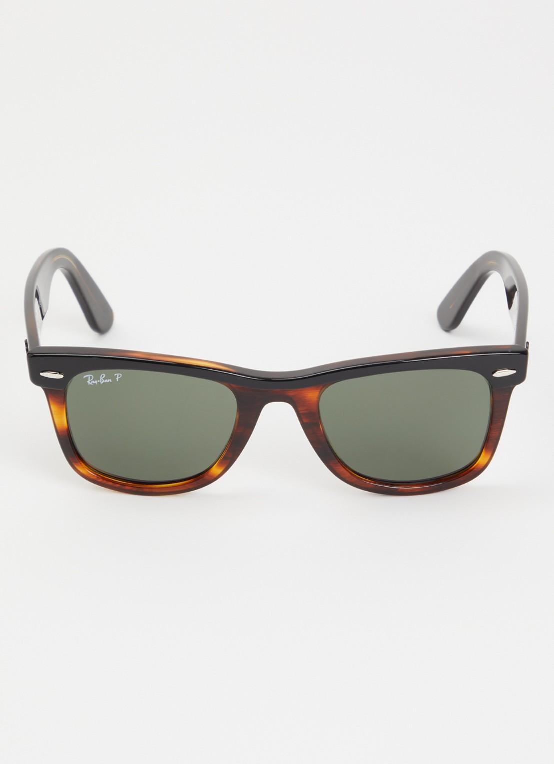 Ray-Ban Wayfarer zonnebril gepolariseerd RB2240 - detail bruin