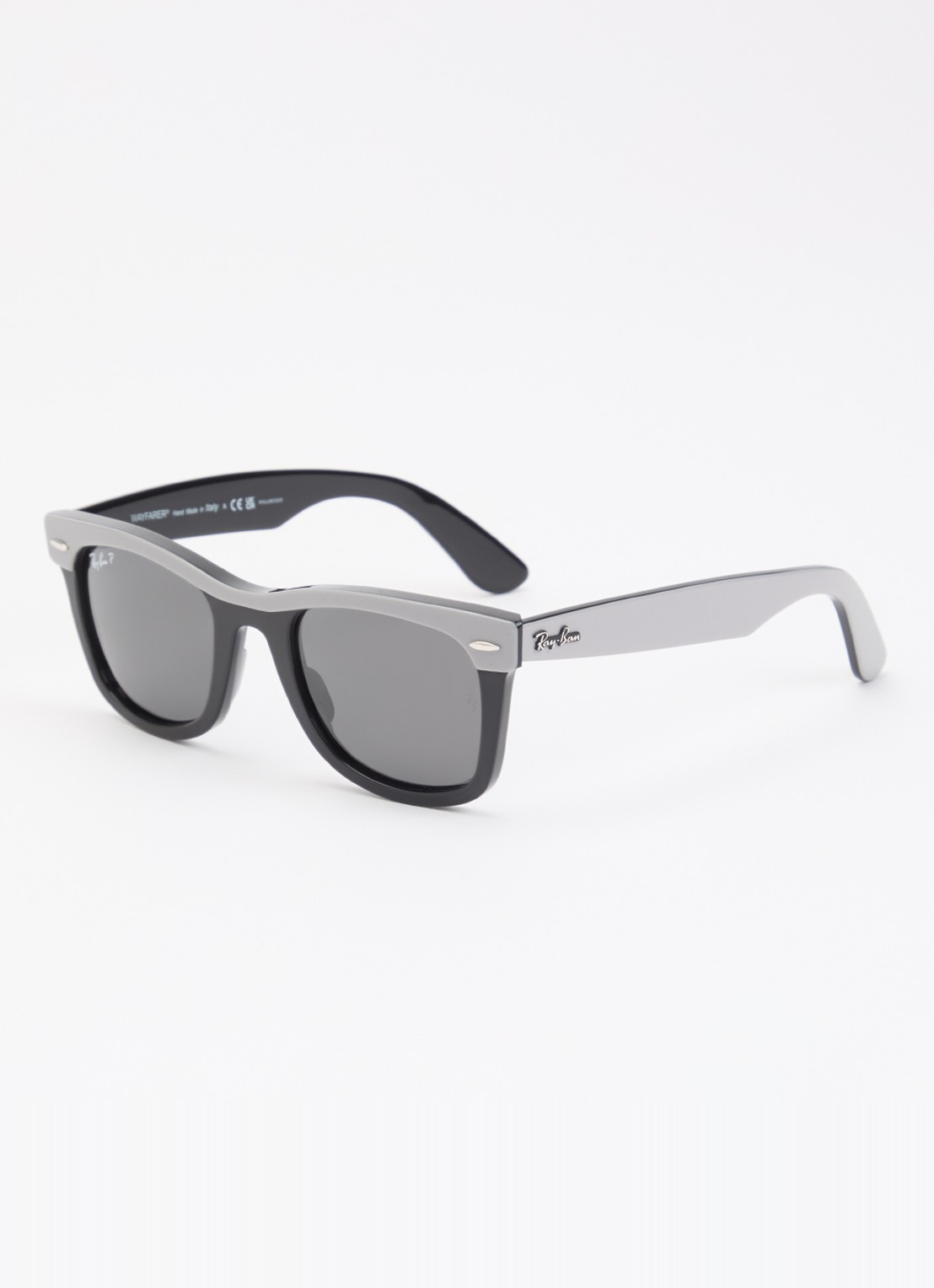 Ray-Ban Wayfarer zonnebril gepolariseerd RB2240 - voorkant 4 zwart