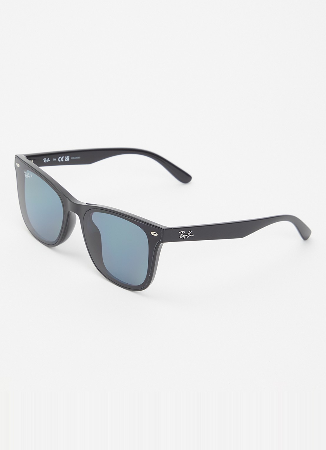 Ray-Ban Wayfarer zonnebril gepolariseerd RB4391D - voorkant 3 zwart