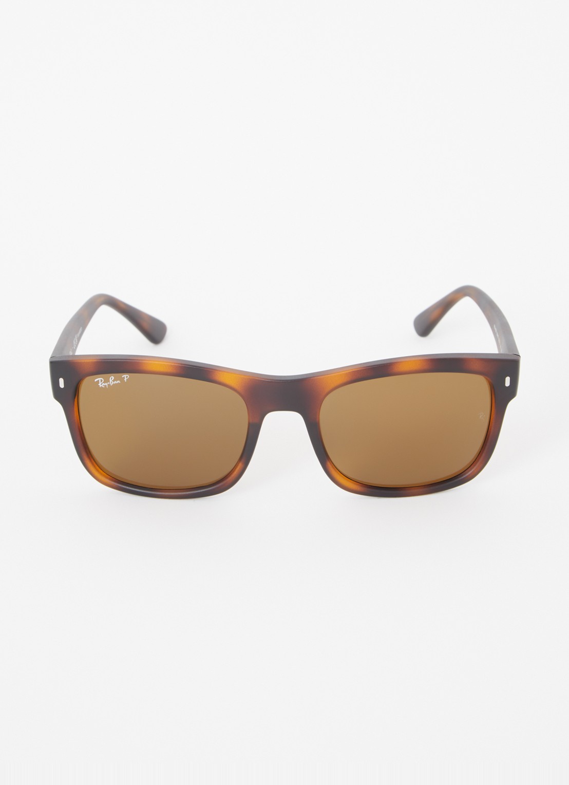 Ray-Ban Wayfarer zonnebril gepolariseerd RB4428 - detail bruin