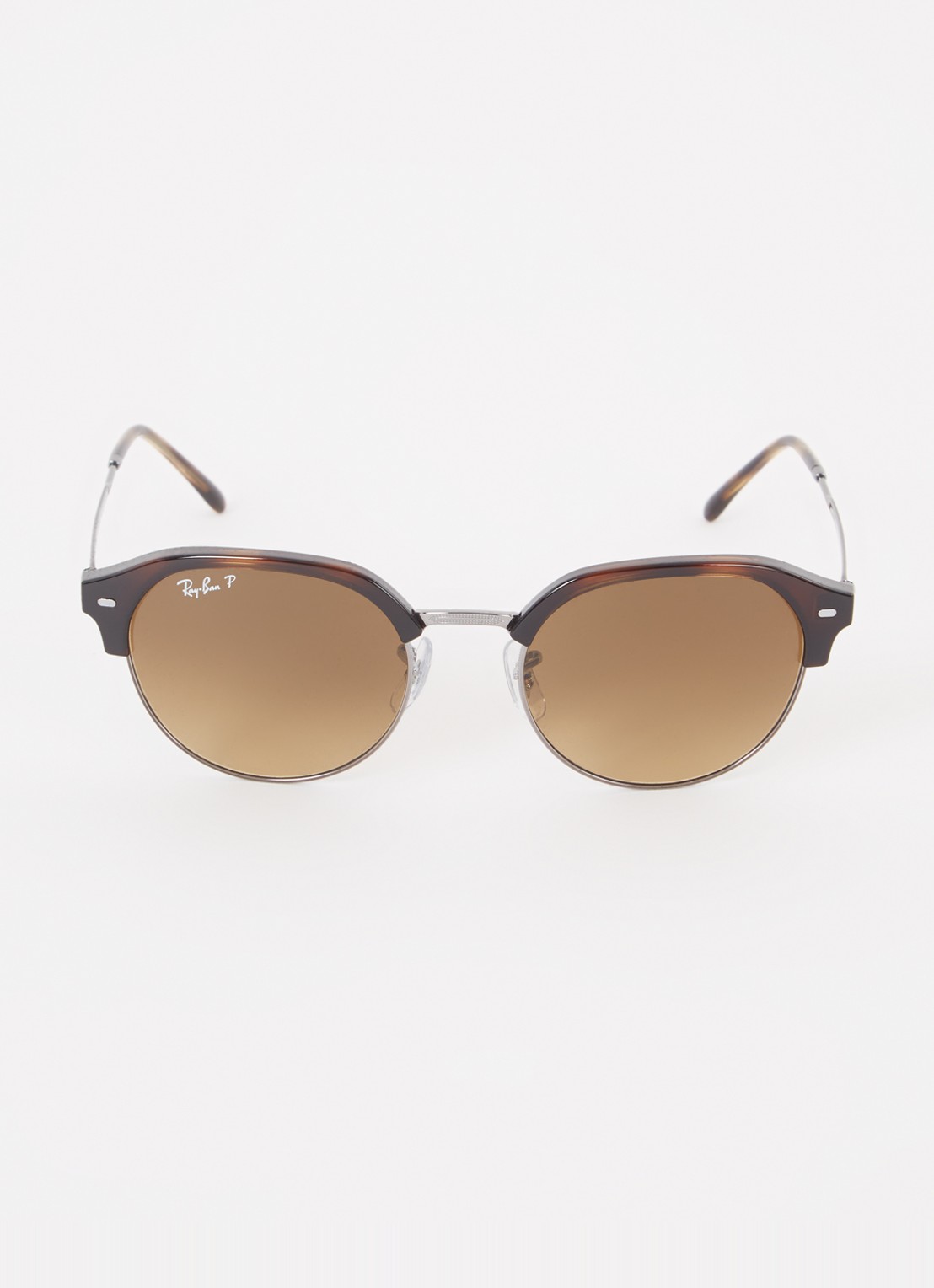Ray-Ban Wayfarer zonnebril gepolariseerd RB4429 - detail donkerbruin