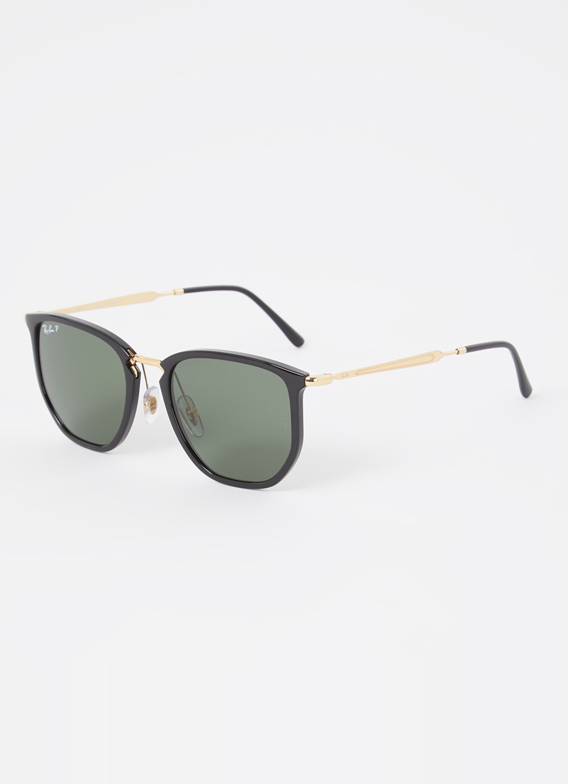 Ray-Ban Wayfarer zonnebril gepolariseerd RB4451 - voorkant 4 zwart