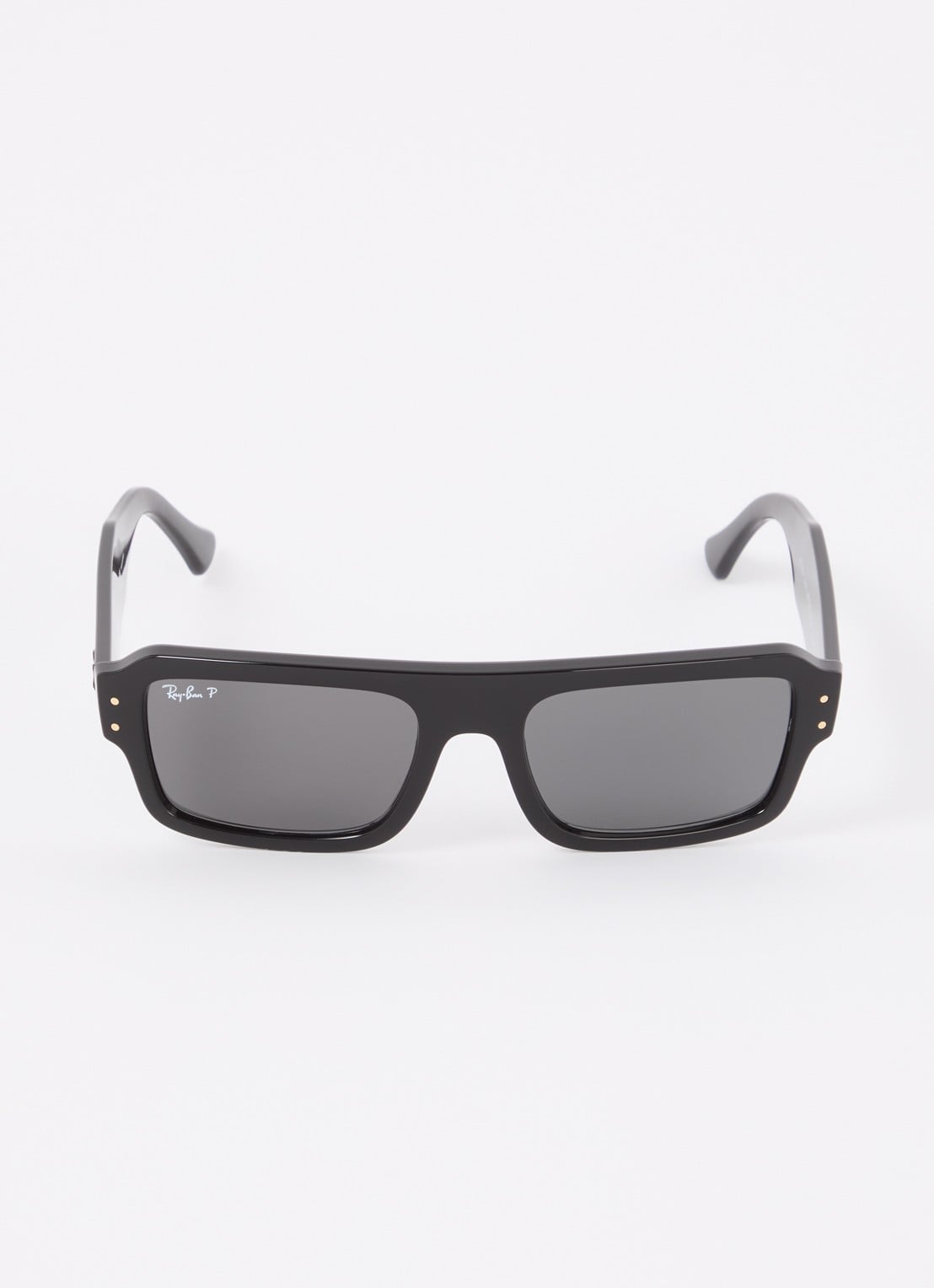 Ray-Ban Wayfarer zonnebril gepolariseerd RB4454  - detail zwart