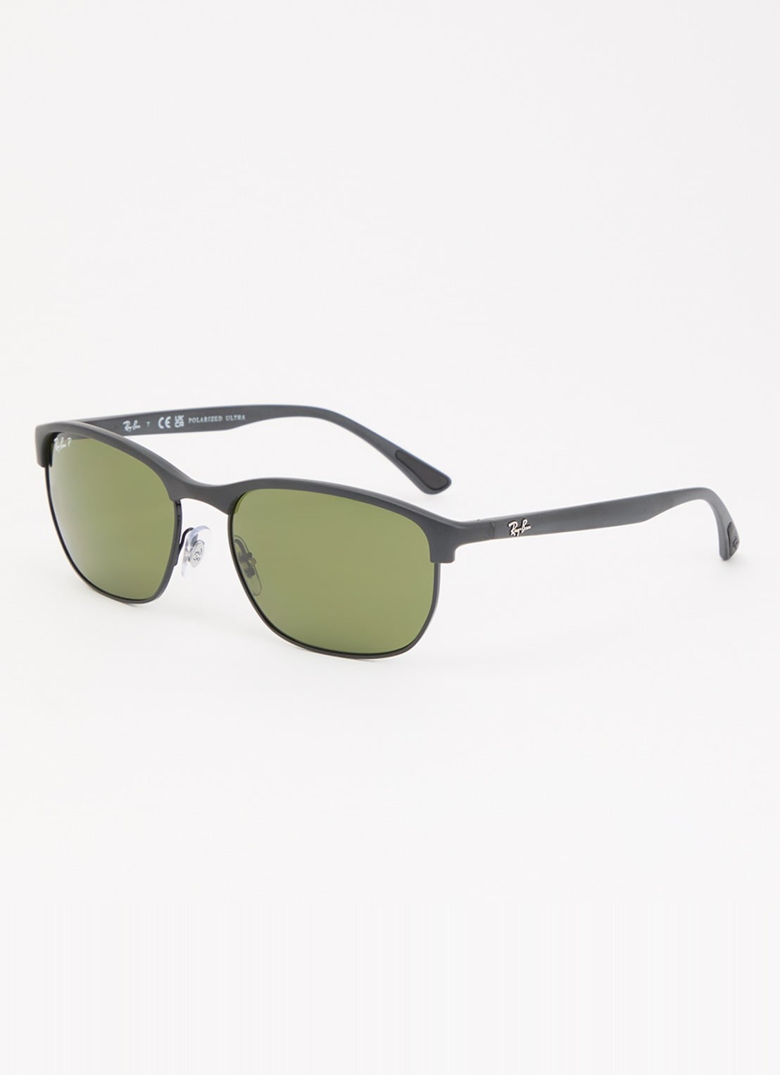 Ray-Ban Wayfarer zonnebril gepolariseerd RB4469 - voorkant 4 zwart