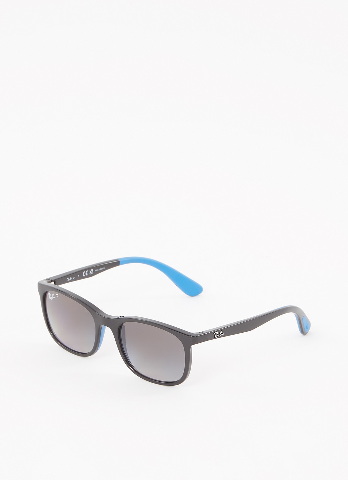 Ray-Ban Wayfarer zonnebril gepolariseerd RB9076S - voorkant 3 zwart