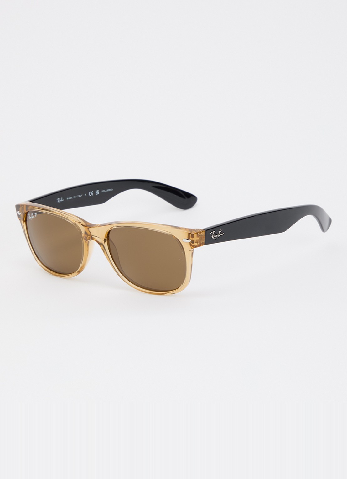Ray-Ban Wayfarer zonnebril RB2132  - voorkant bruin
