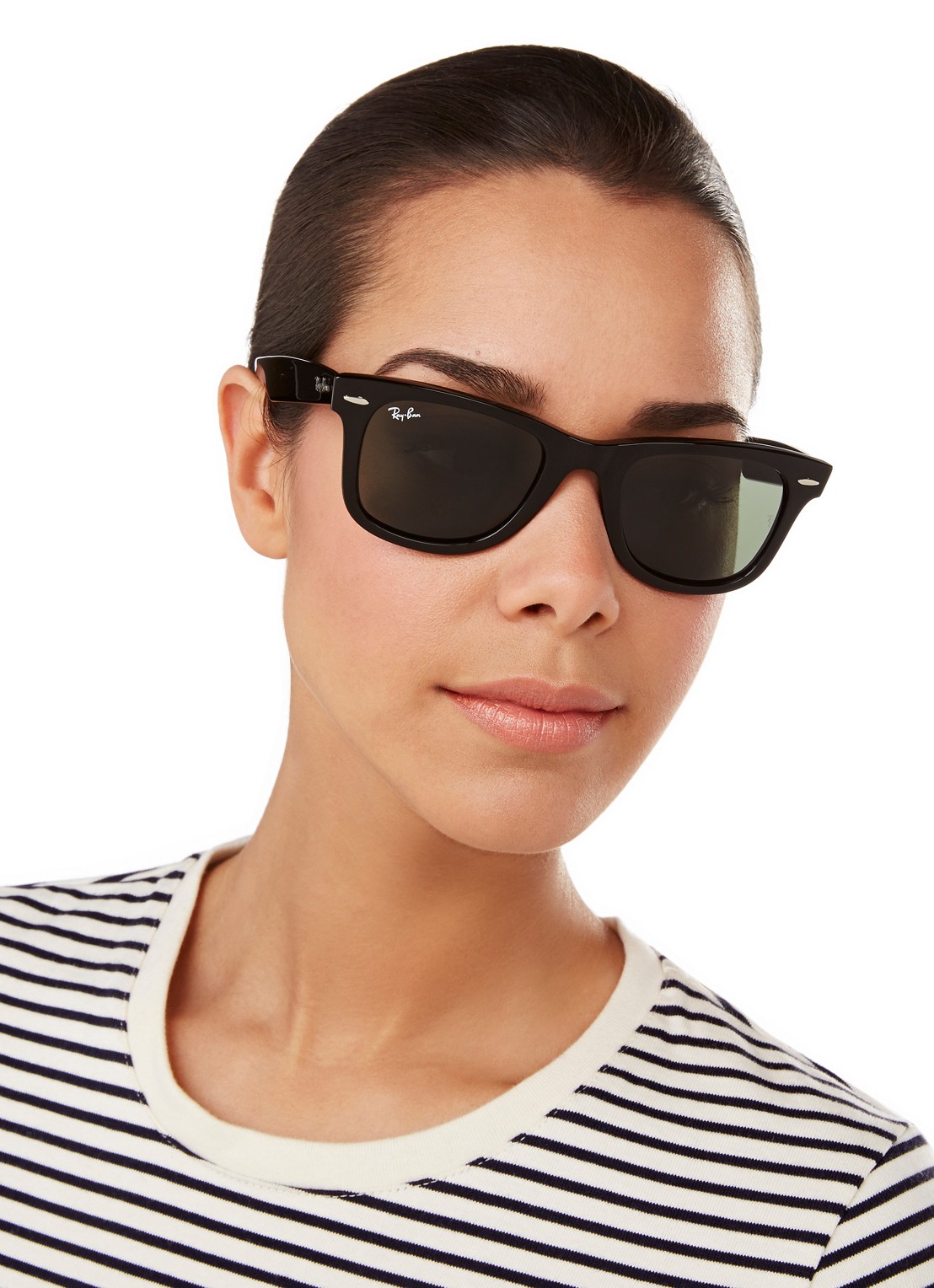 Ray-Ban Wayfarer zonnebril RB2140 - detail 4 zwart