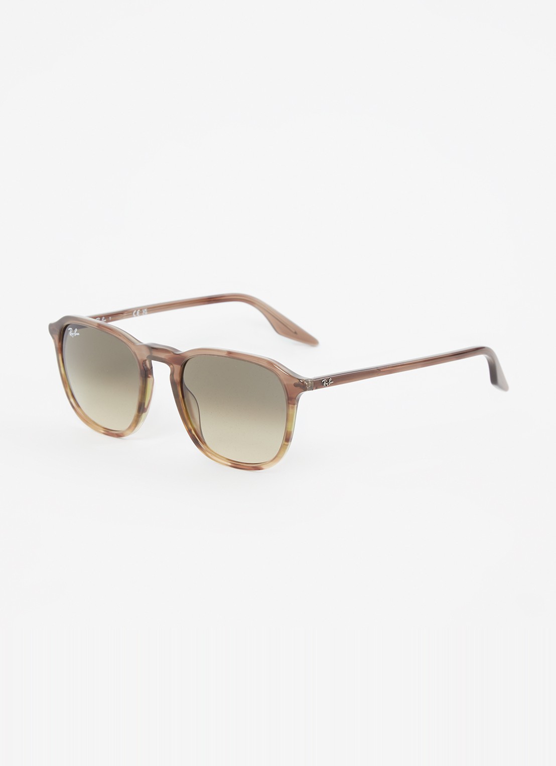 Ray-Ban Wayfarer zonnebril RB2203 - voorkant donkerbruin