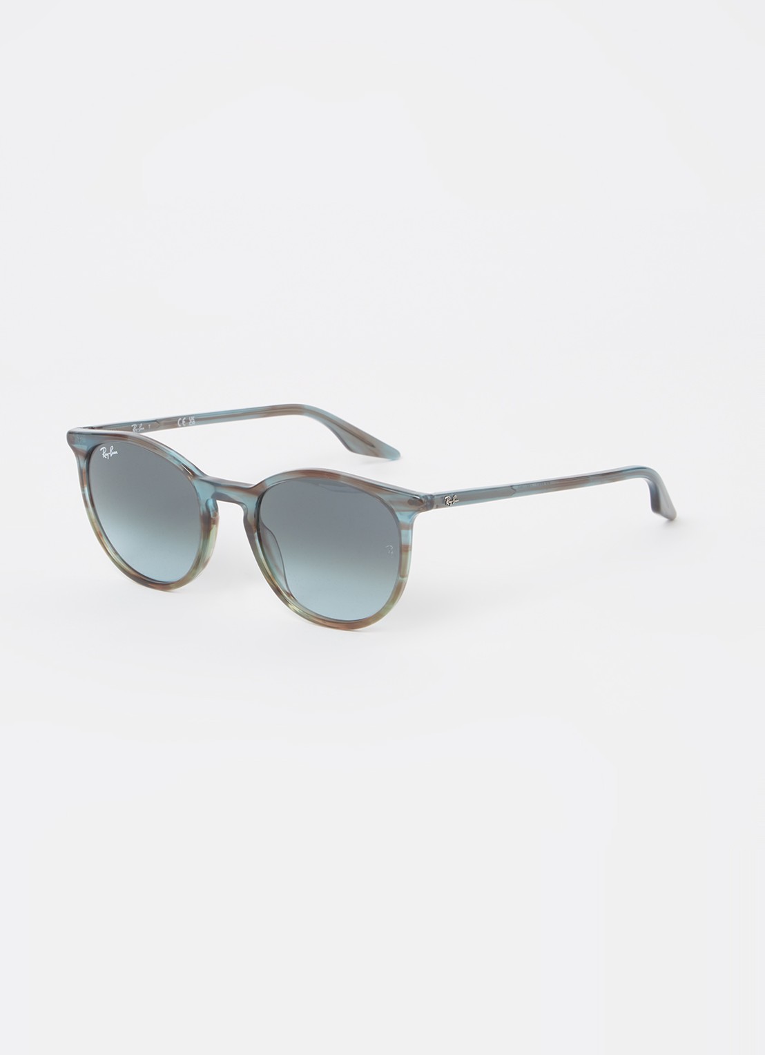 Ray-Ban Wayfarer zonnebril RB2204 - voorkant blauwgrijs
