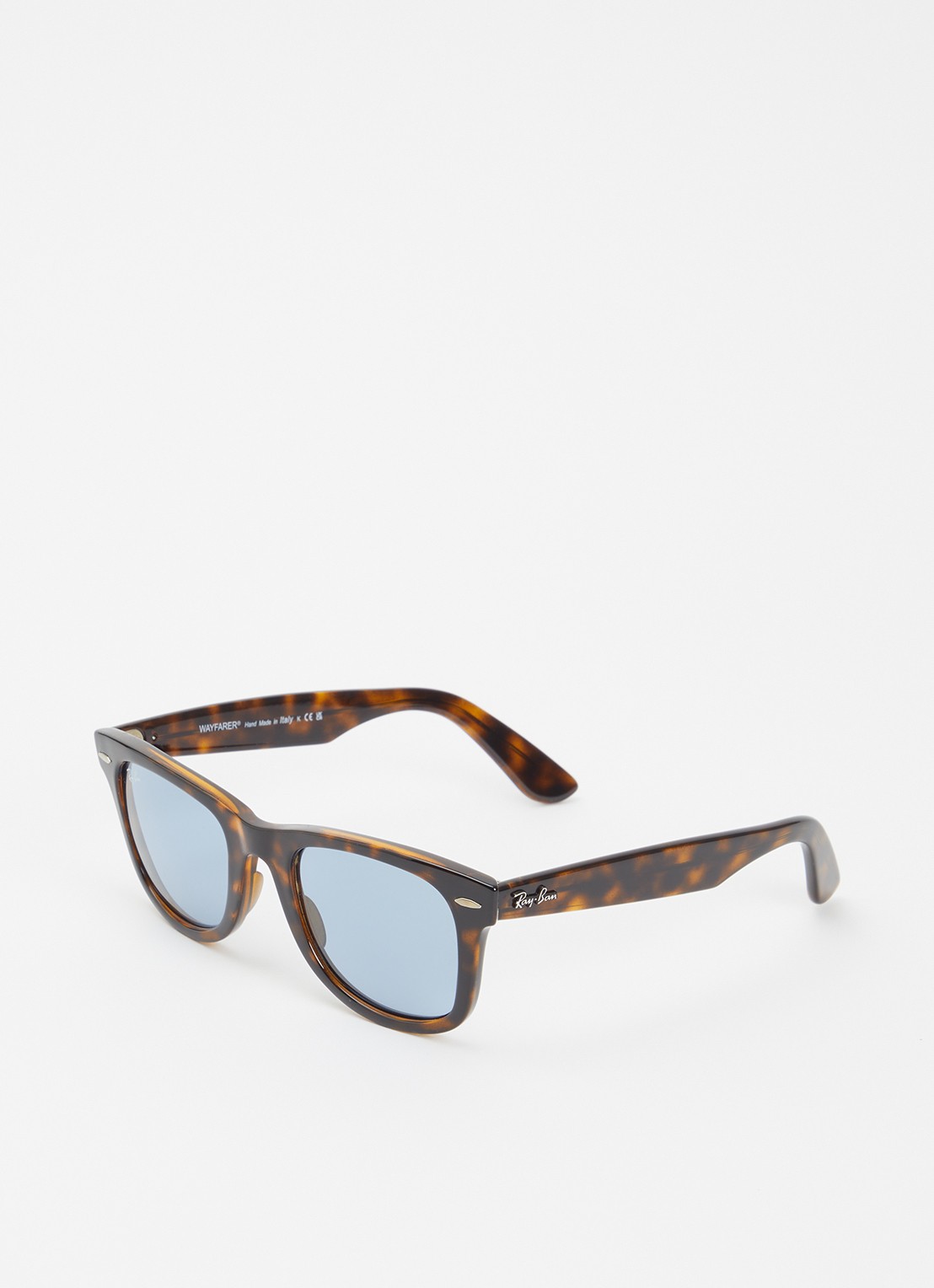 Ray-Ban Wayfarer zonnebril RB4340 - voorkant 3 donkerbruin